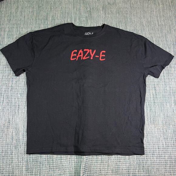 Eazy - E Black Graphic Print T Shirt Mens Sz M New - Picture 1 of 6